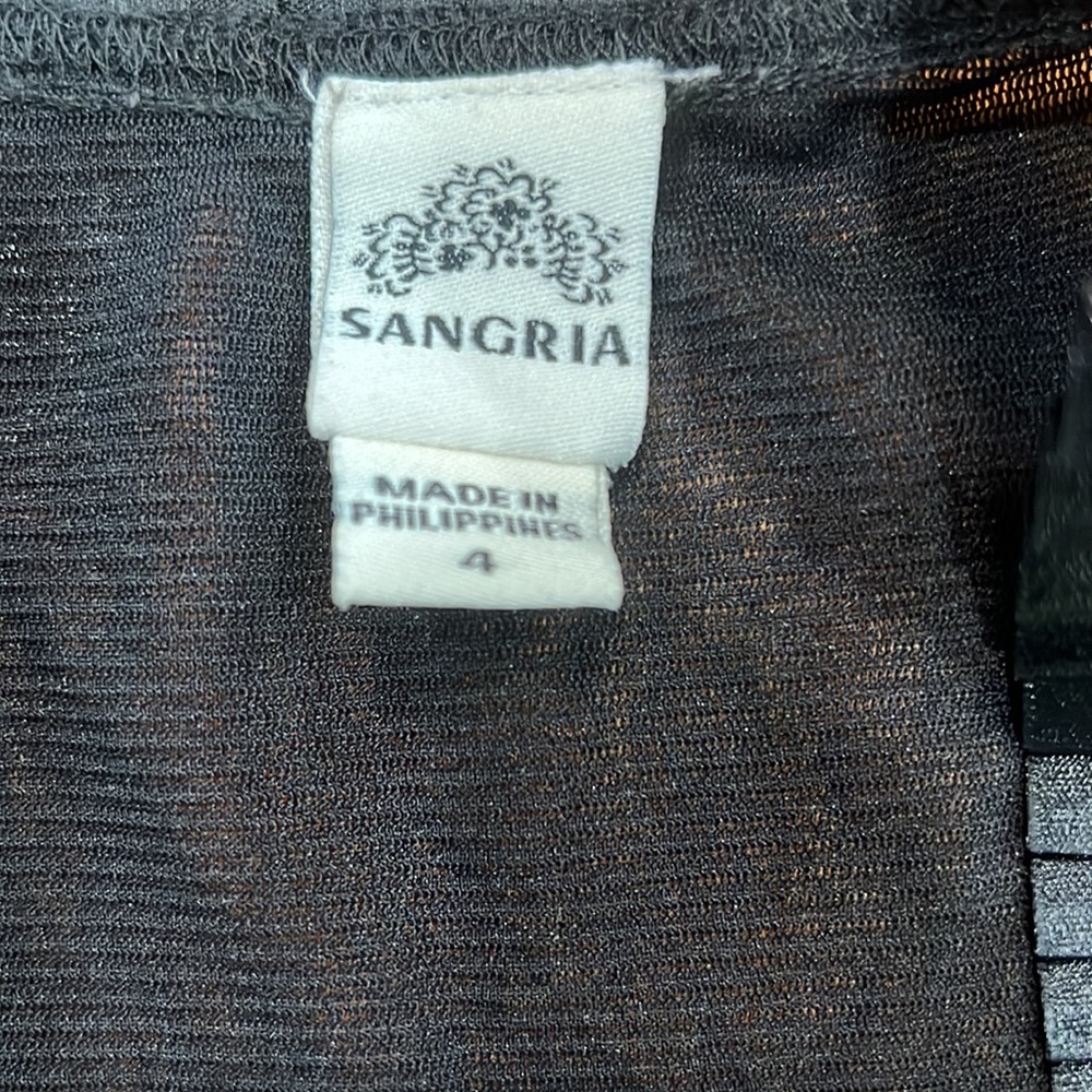 Sangria sheer open jacket - Picture 2 of 4